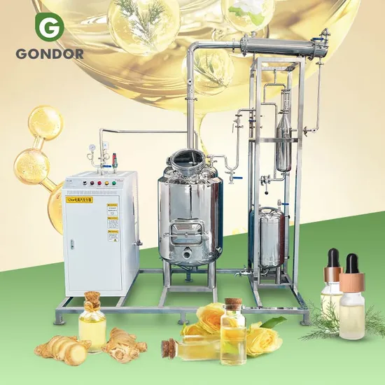 Aromatic Oils Distiller Steam Distillation of Lemongrass