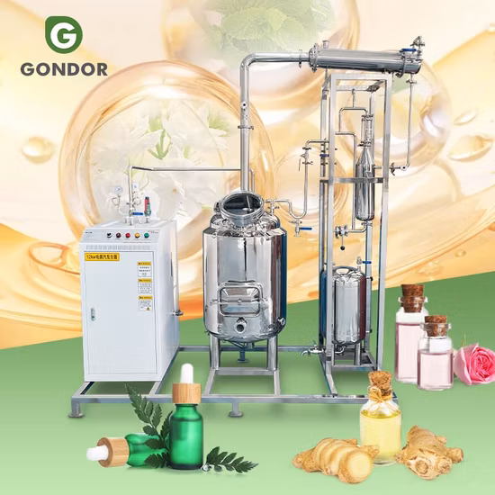 Aromatic Oils Distiller Steam Distillation of Lemongrass